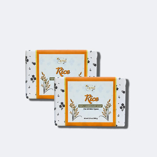 Handmade Rice Soap | Brightening & Gentle Cleansing Bar Combo (2 Pack)