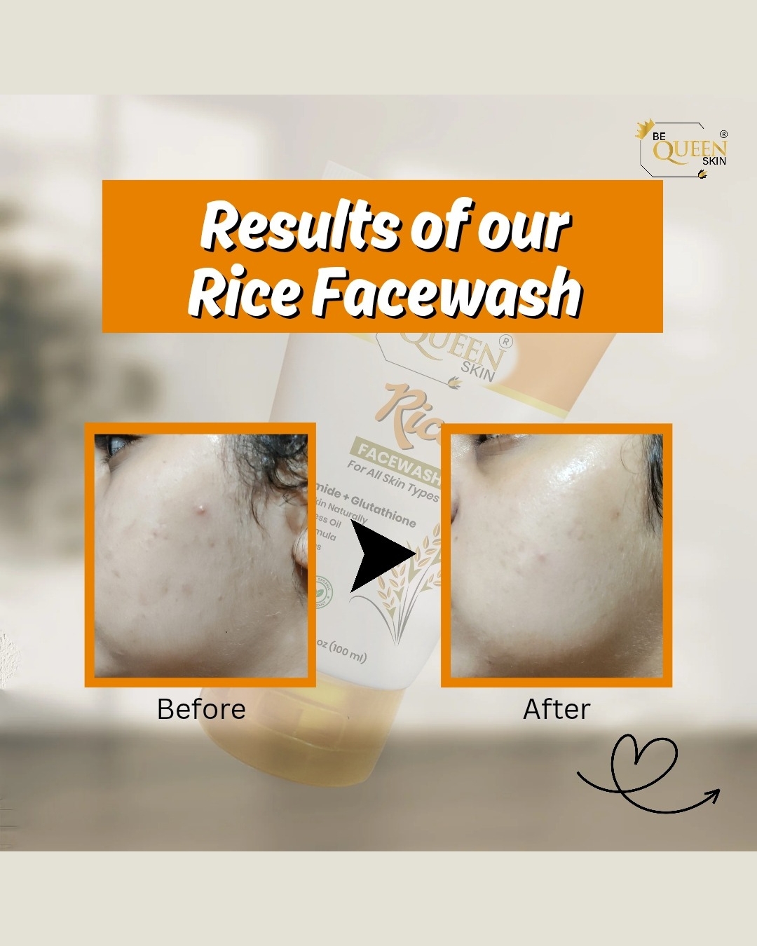 rice facewash | brightening cleanser with niacinamide & glutathione for all skin types (100g) rice facewash | brightening cleanser with niacinamide & glutathione for all skin types (100g)