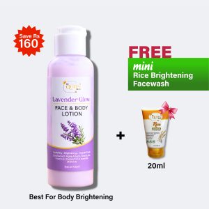 Home skin brightening body care bundle